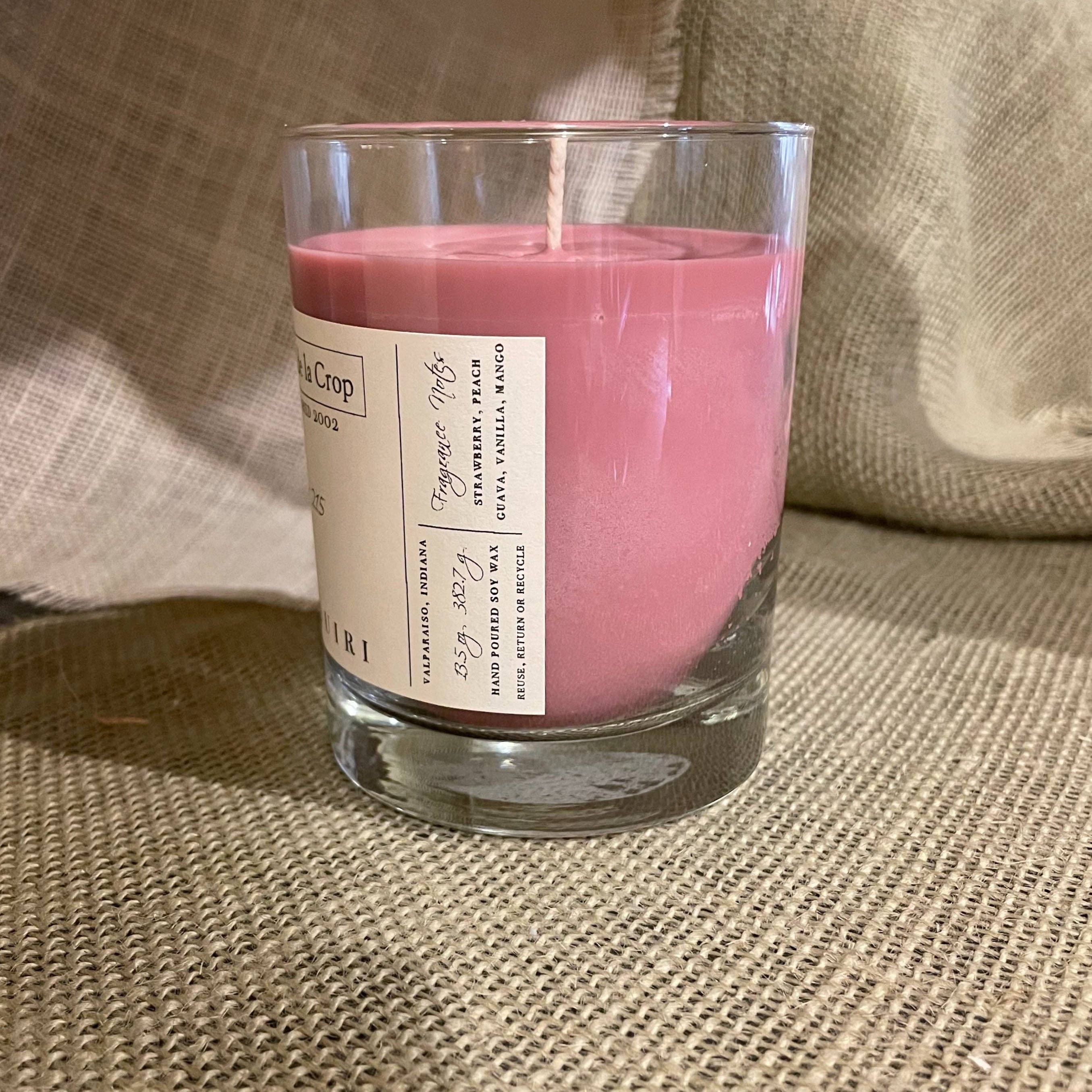 VIAI Beauty - Wholesale Jar/Filled Candle - CREME DE LA CROP Soy Candle - Daiquiri (Strawberry)1