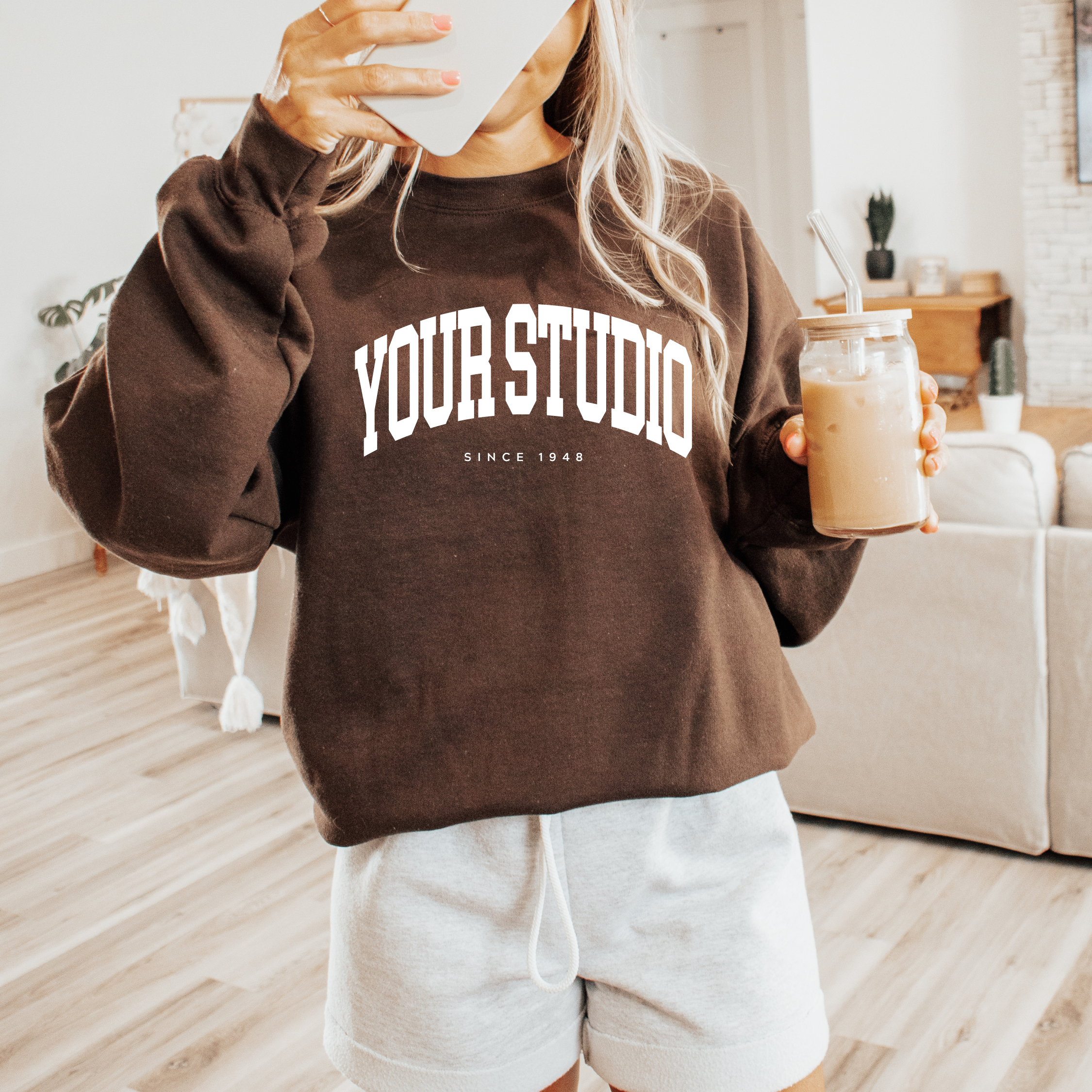 Faith & Life Christian Brands - Wholesale Graphic Sweatshirt - Women's - Custom Pilates Studio Personalized Crewneck Sweatshirt30