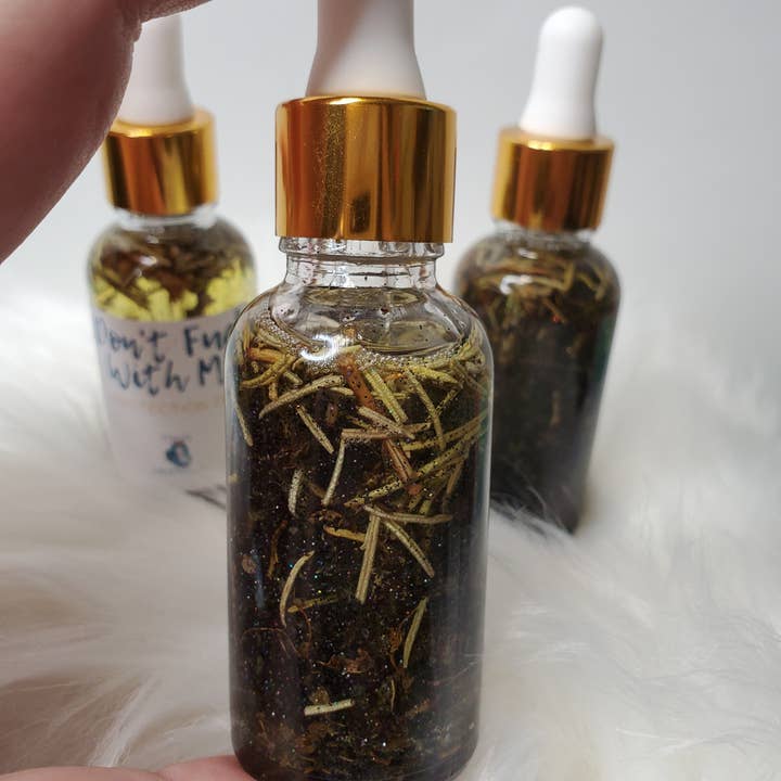 THUG MERMAIDD – Material de meditação por atacado – Óleo de proteção DON'T FUCK WITH Me - óleo de manifestação, óleo de feitiço, óleo ritual, óleo de unção, energia protetora3