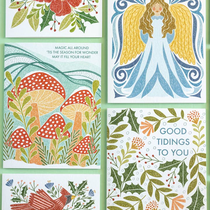 Quiet Lines Design - Wholesale Season's Greetings Card - Most Magical Time-Holiday Greeting Card1