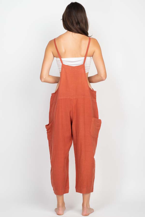 Lakhays Collection Inc. - Wholesale Overalls - Women's - Easy Slouchy Hemp Overalls6