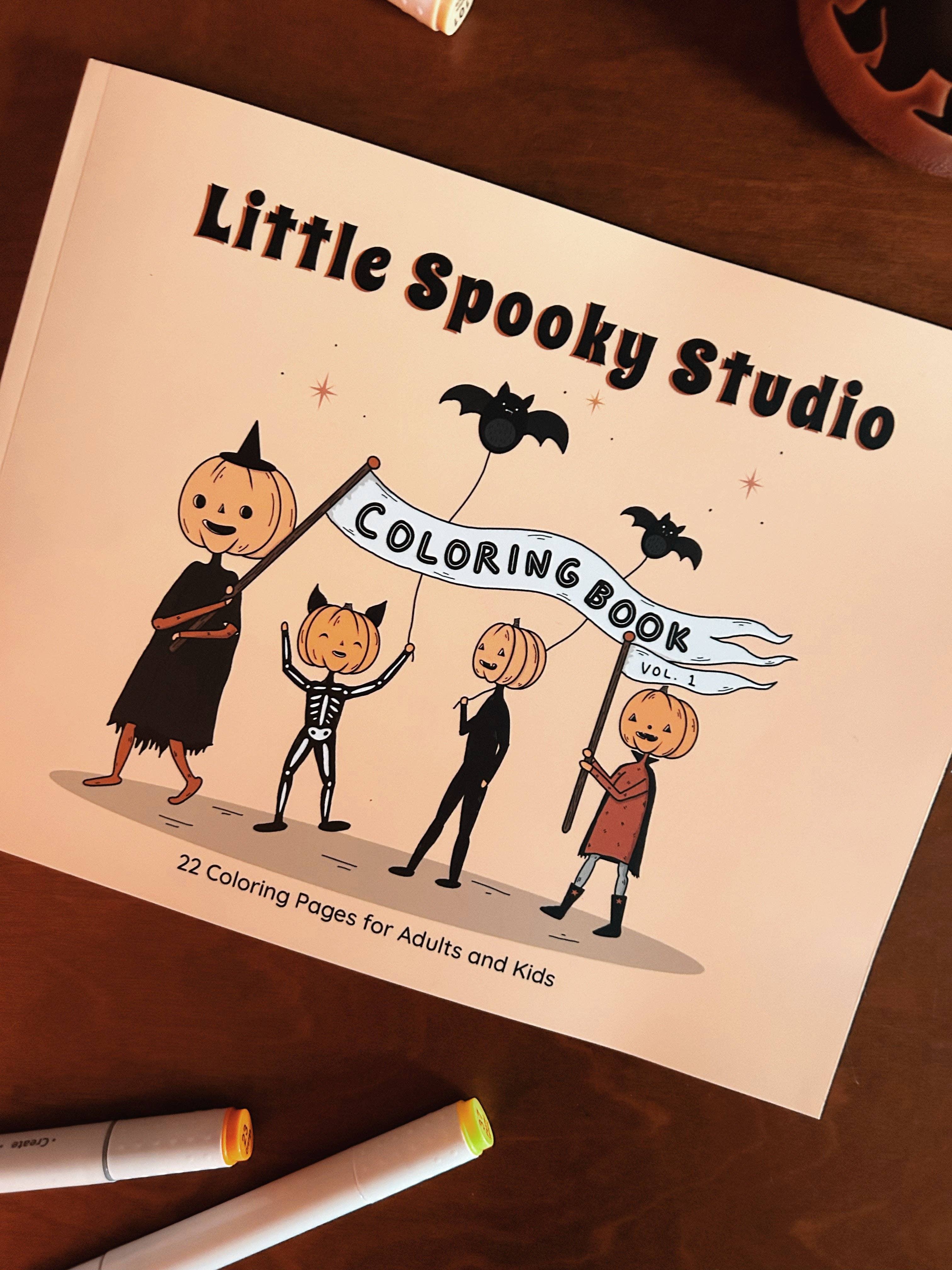 Little Spooky Studio - Wholesale Coloring & Activity Book - Kids & Baby - Little Spooky Studio Coloring Book0