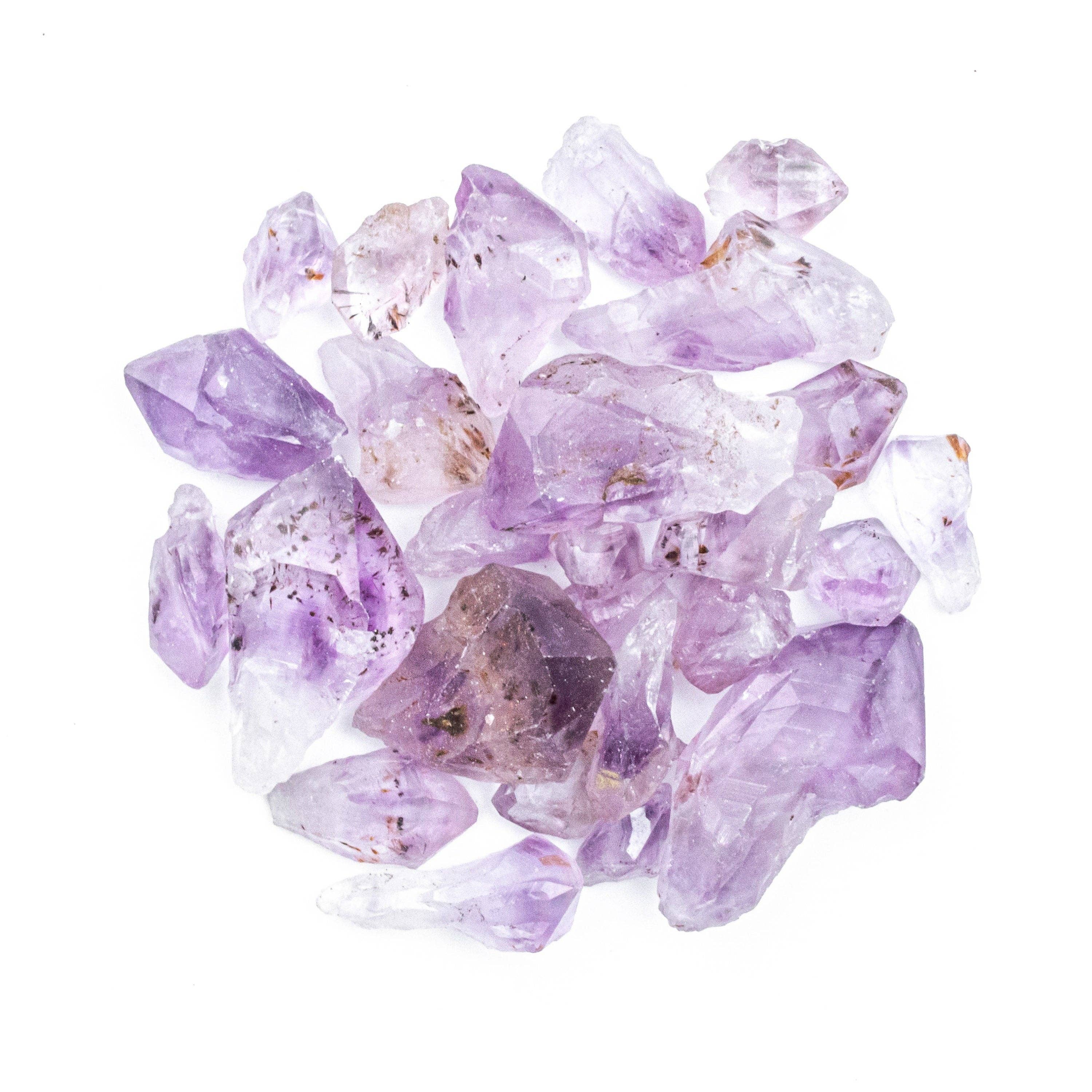 Tree of Life Gems - Wholesale Spiritual Stone/Crystal - NEW! Raw Amethyst Points Bulk, Small Gems, Rock Lover Gift,1