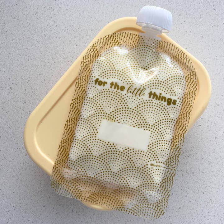 Sinchies - Wholesale Food storage wrap/bag - Sinchies 150ml Reusable Food Pouches - Golden Waves4