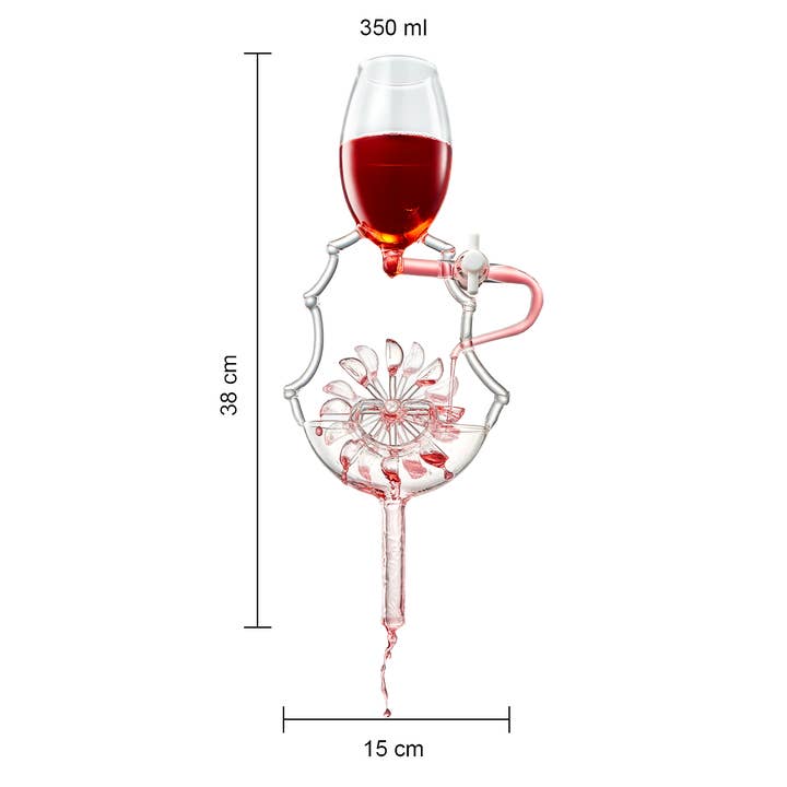 The Wine Savant / Khen Glassware – wholesale Dekanter – Vinglashjulsdekantering och luftningssats från The Wine Savant