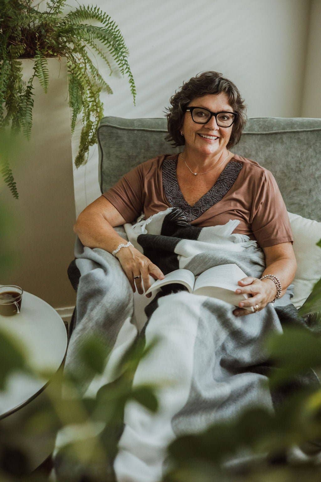 Meraki Movement - Vente Plaids - Plaid en alpaga brossé Grey Goose1