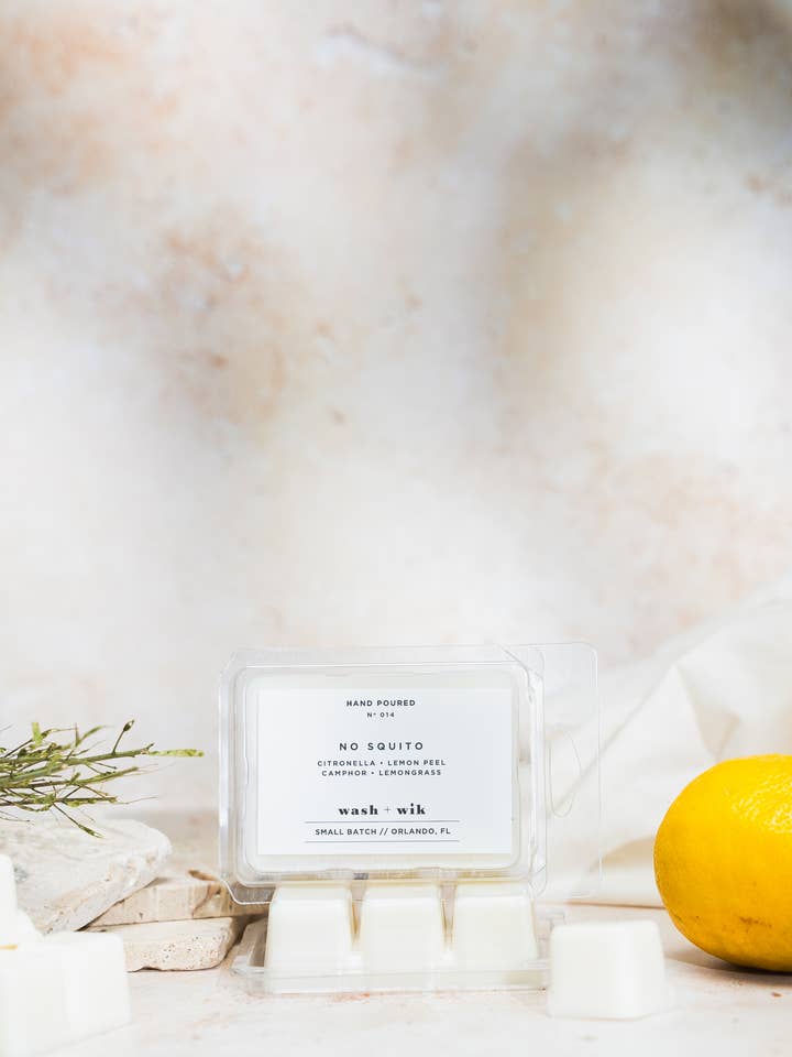 Citronella - No Squito | Soy Wax Melts | Soy Wax Tarts for wholesale by Wash and Wik