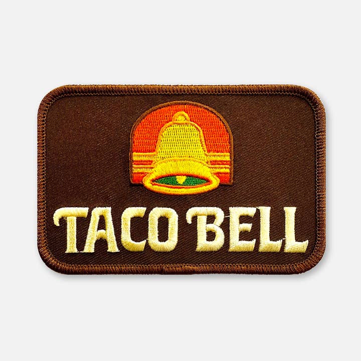 SMALL SIZE VINTAGE TACO BELL PATCH for wholesale by Webig Moto Company