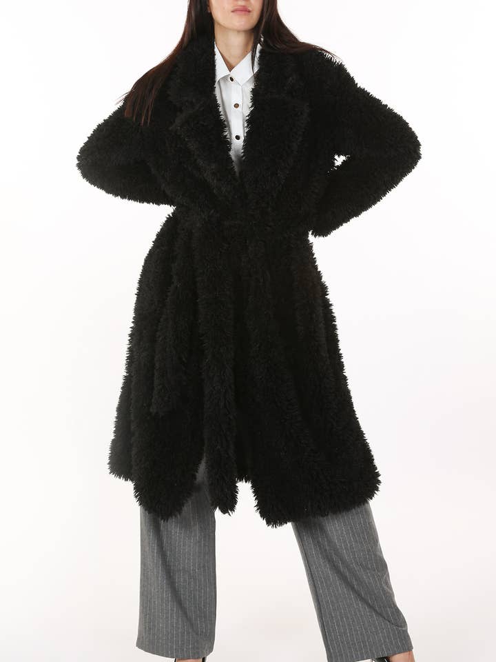 Beulah Style - Wholesale Fur/Faux Fur Coat - Women's - Fuzzy Teddy Fur Coat MM40767