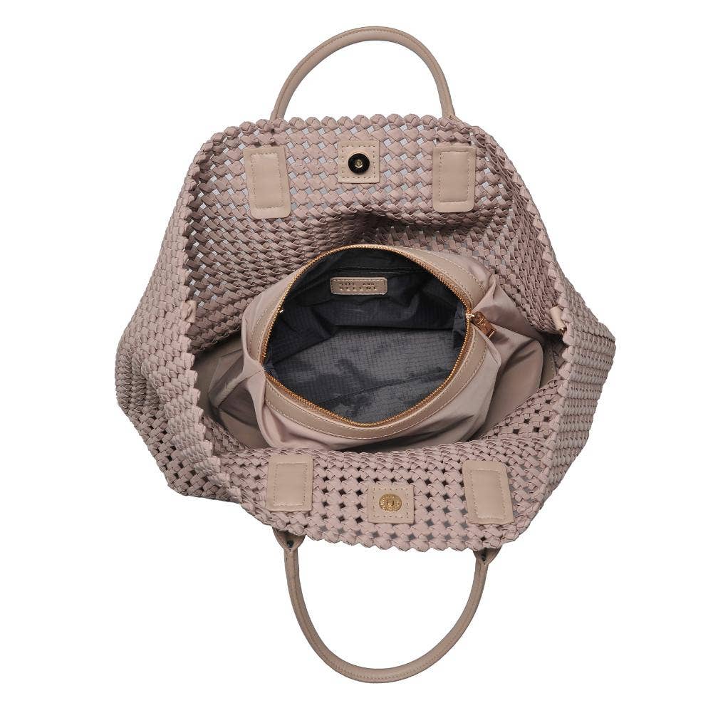 Sol and Selene - Vendita all'ingrosso Borsa tote - Donna - Borsa Grande Intrecciata a Mano Solstice16