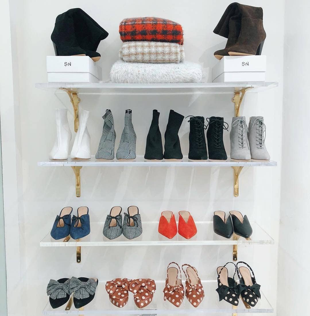 LuxHoldups - Wholesale Wall Mounted Shelf - Lucite and Brass Mid Century Modern Wall Shelf1