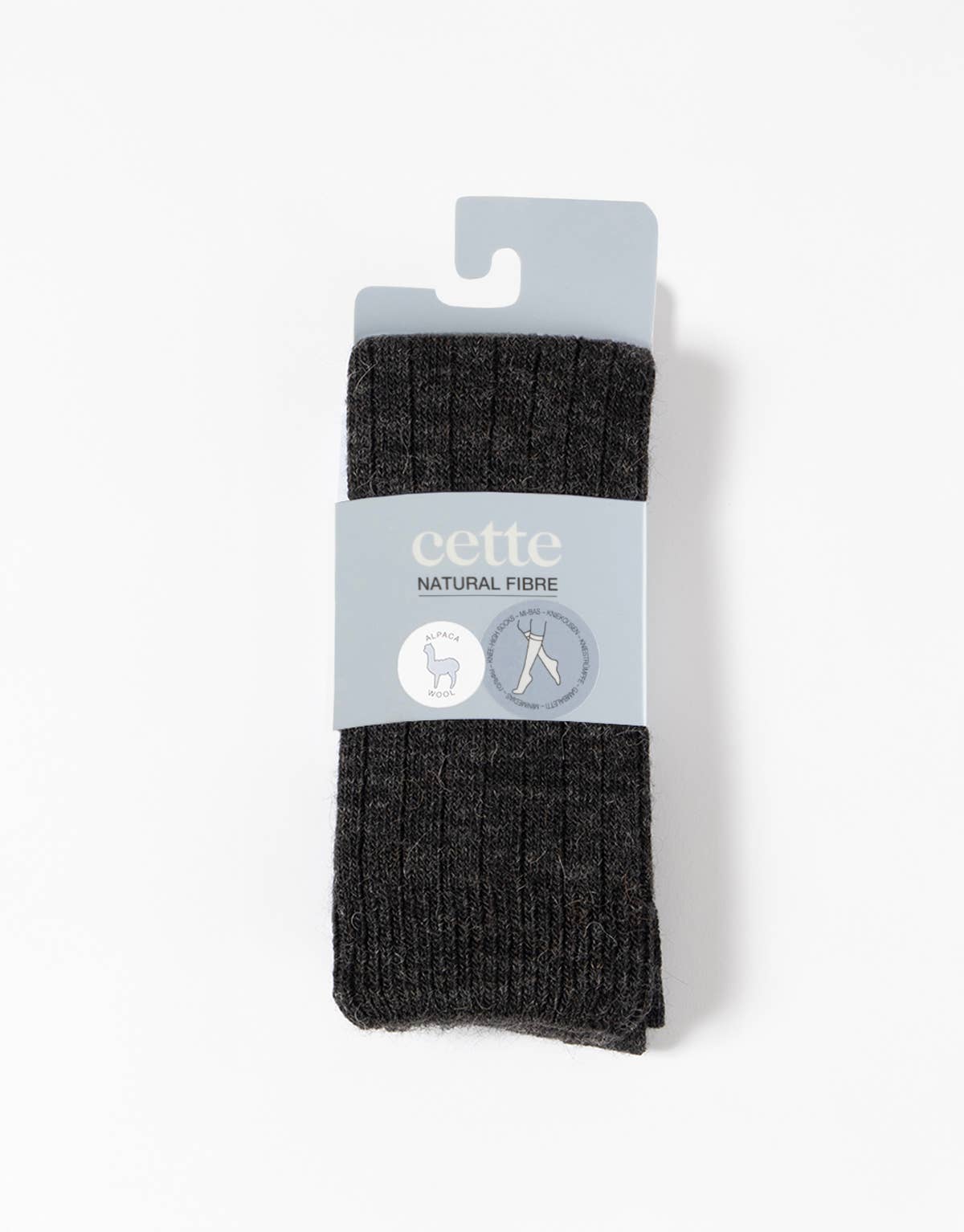Cette – wholesale Strumpor - Dam – Alpackaullsockor med ribbat mönster, vinterstrumpor15