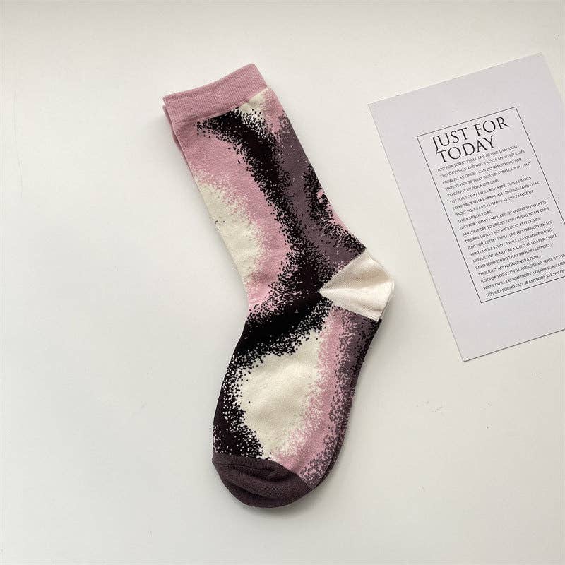 alberalkirk - Wholesale Socks – Women's - Gradient Color Combed Cotton Socks Women Korean Style M5A0131