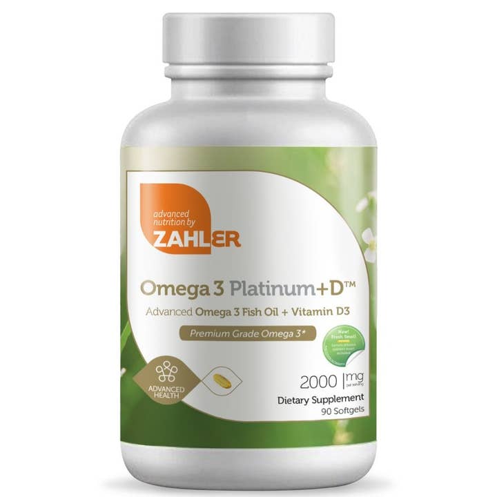 Omega 3 Platin+D (90) Softgels for engroshandel hos Advanced Nutrition by Zahler