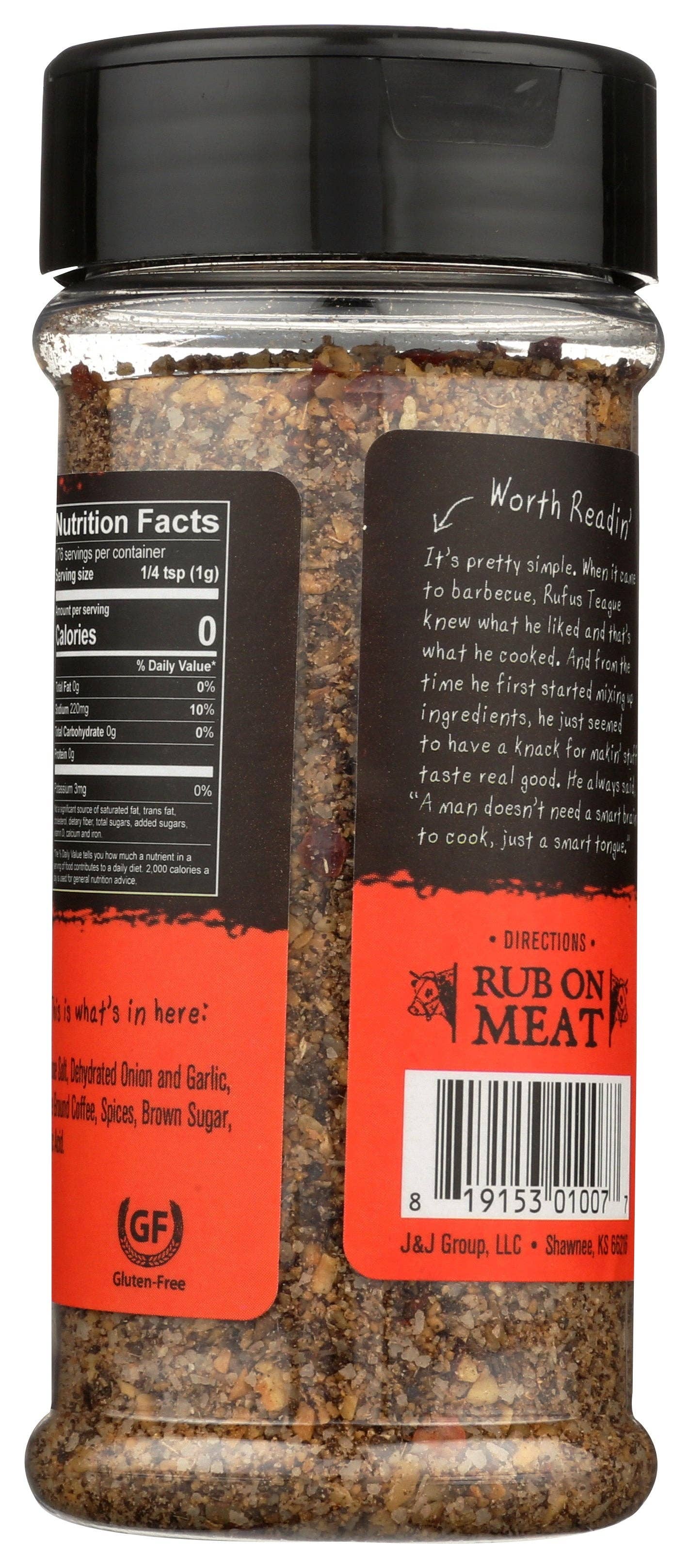 Everyday Supply Co - Wholesale Rub - RUFUS TEAGUE RUB STEAK - Case of 61