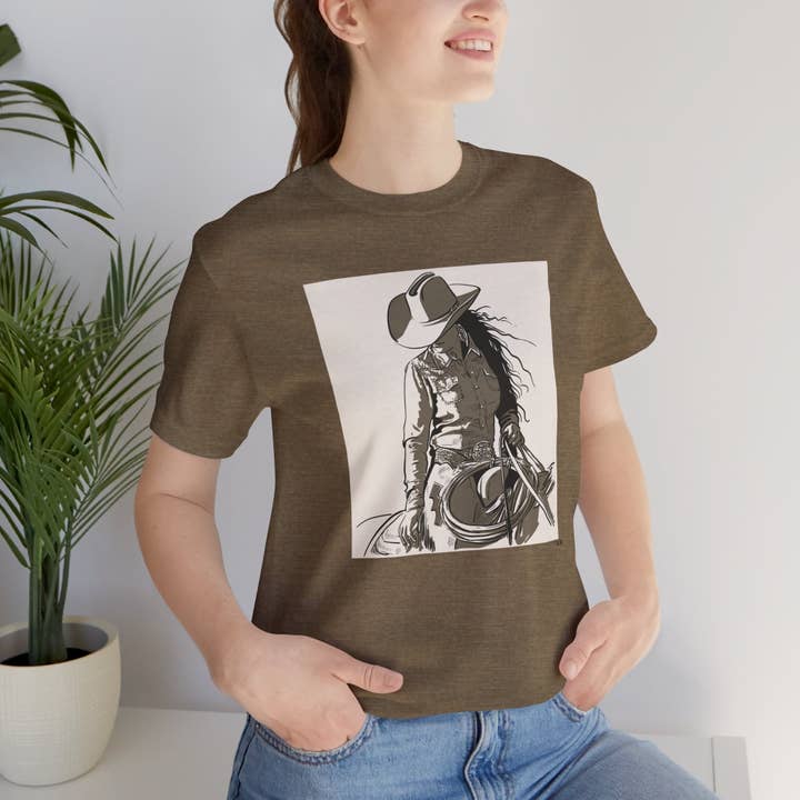 un.sus.tain.a.ble apparel - Vente T-shirt à imprimés – femme - T-shirt à manches courtes unisexe - Marlboro Girl