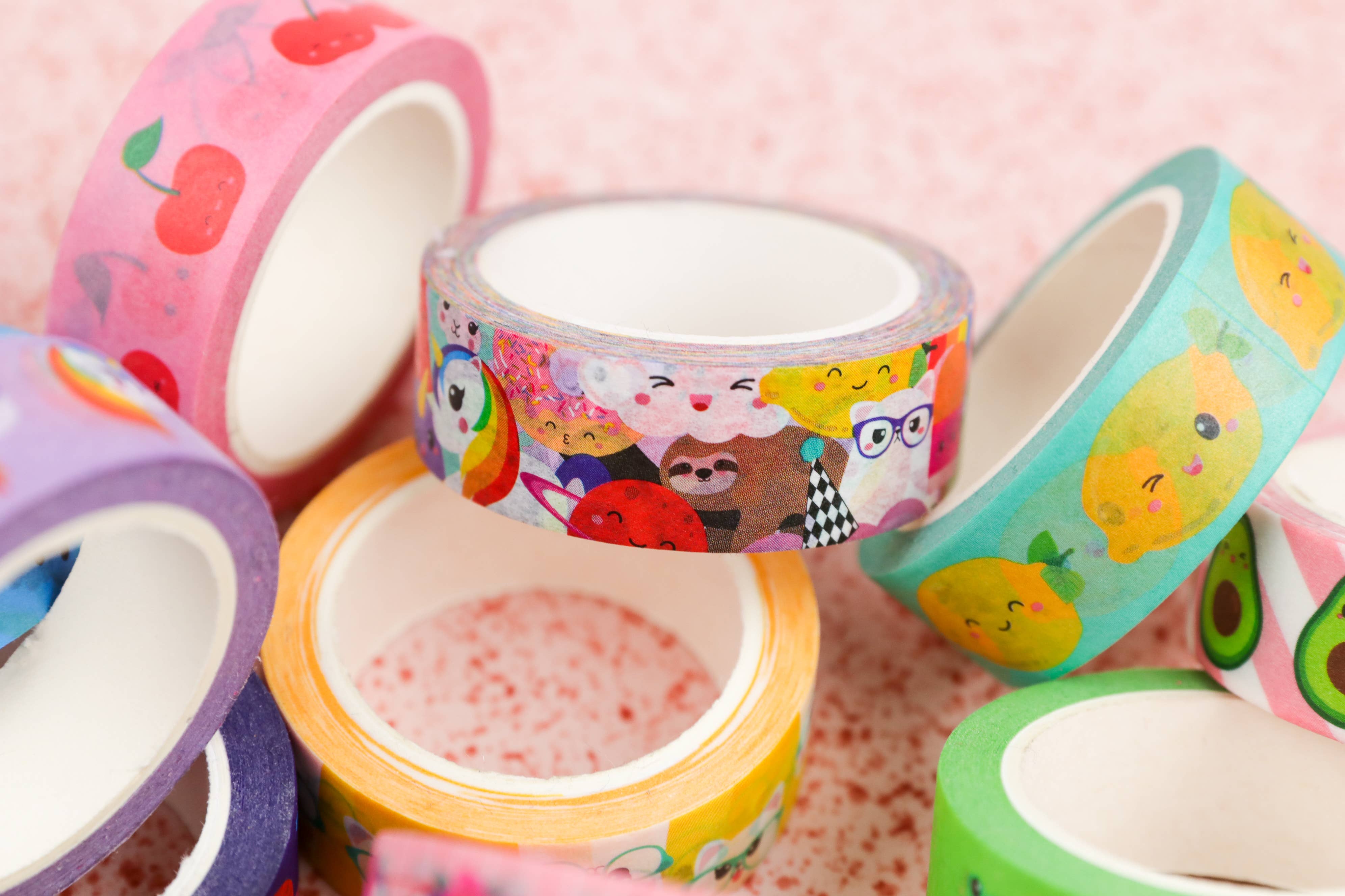 Studio Inktvis – Großhandel Washi-Tape – Washi Tape mit kawaii Einhorn, Yoda, Sushi, Panda, Regenbogen und mehr11