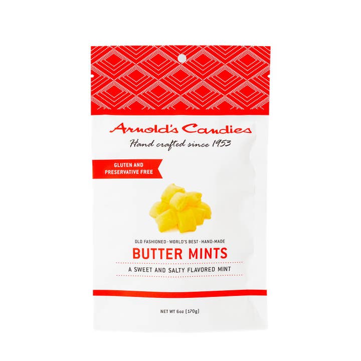 Martin's Country Store LLC - Wholesale Mints - Puffs- (Arnold`s) Butter Mints 24/6oz Bags