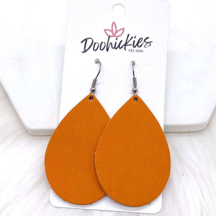 Doohickies - Wholesale Dangle Earrings - 2" Autumn Leopard Mini Collection -Earrings
