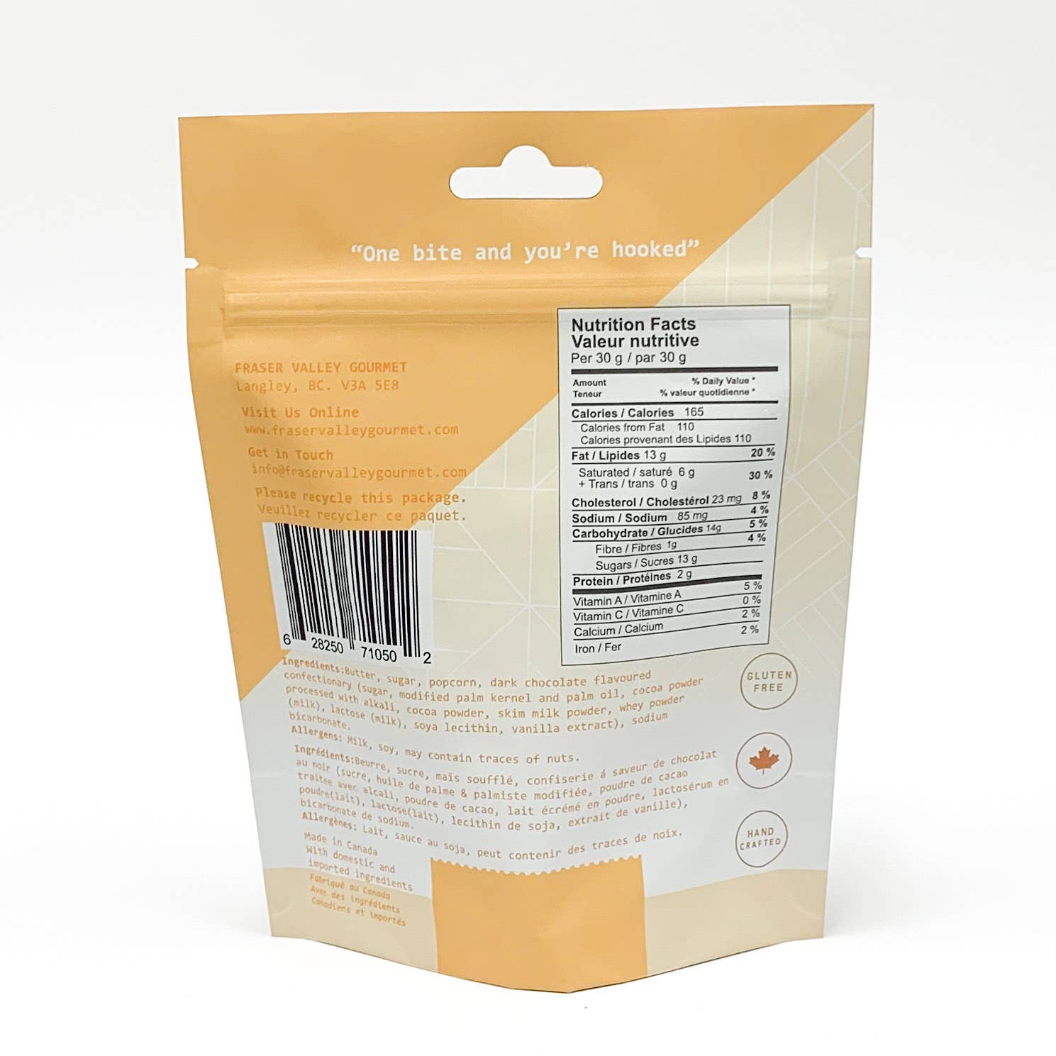 Fraser Valley Gourmet Ltd. - Wholesale Popcorn - Caramel Crunch - Popcorn1