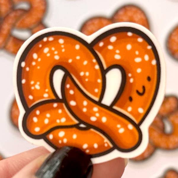 Soft Pretzel Mini Sticker for wholesale by Shop Emily M