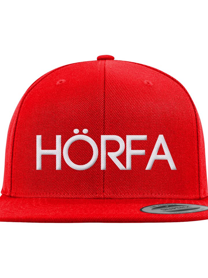 Classic Snapback in Red for wholesale by HÖRFA