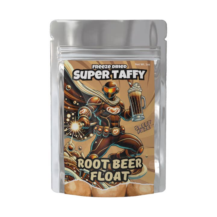 Freeze Dried Super Taffy | Root Beer Float - Wholesale for wholesale by Sweet Faze LLC