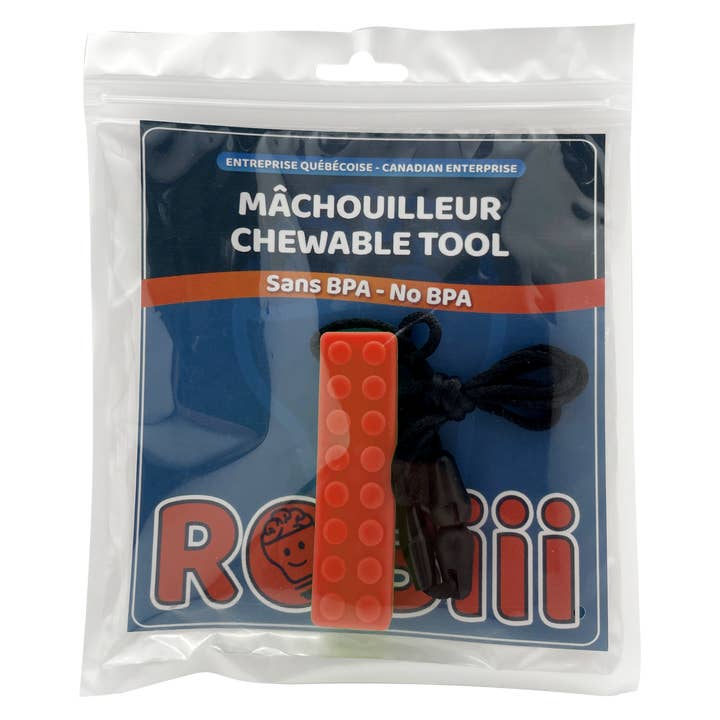 Robiii - Wholesale Fidget Toy - Kids - Chewable Brick Necklace - Sensory Toy - Chewable tool