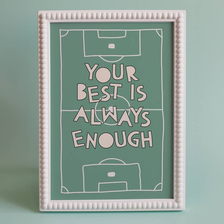 Regalo di calcio, Arte per bambini, Colorato, Stampa d'arte, Stanza dei bambini per la vendita all'ingrosso da parte di Abel and the Label