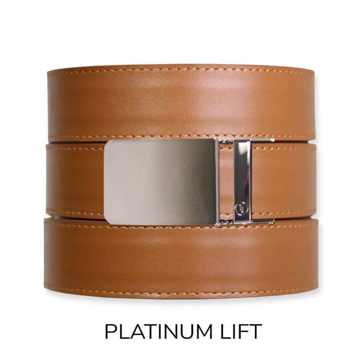 Tough Apparel - Wholesale Belt - Men's - British Tan Top Grain Leather Ratchet Belt & Buckle Set11