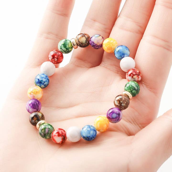 Ashlen - Vendita all'ingrosso Bracciale con perline - BRACCIALE CON 7 CHAKRA (REGOLABILE)2