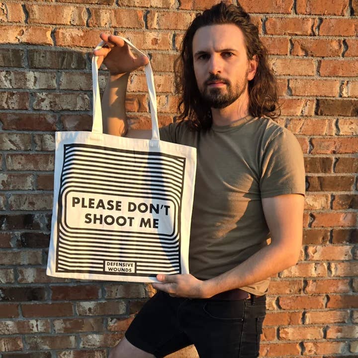 Defensive Wounds - Venta al por mayor Bolsa grande - Unisex - TENGO UN ARMA EN MI BOLSA - Bolsa de tela1