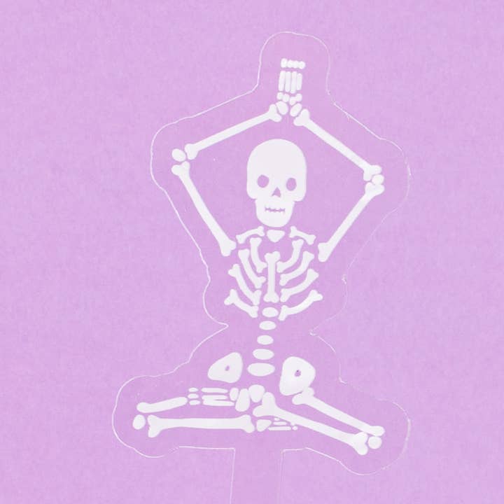 Swag - Wholesale Drink Stirrer - Yoga Skeleton Acrylic Stir Stick0
