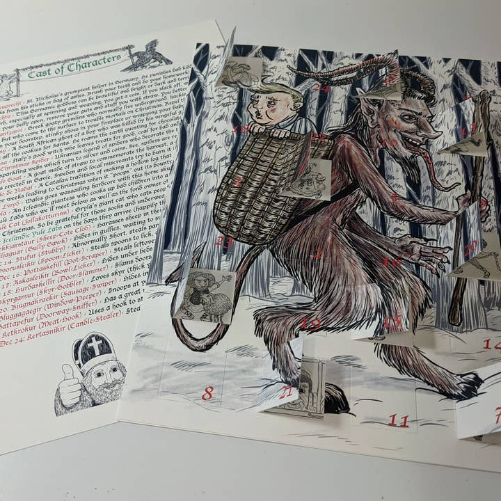 Print Witchery - Wholesale Advent Calendar - Krampus BADvent Calendar1