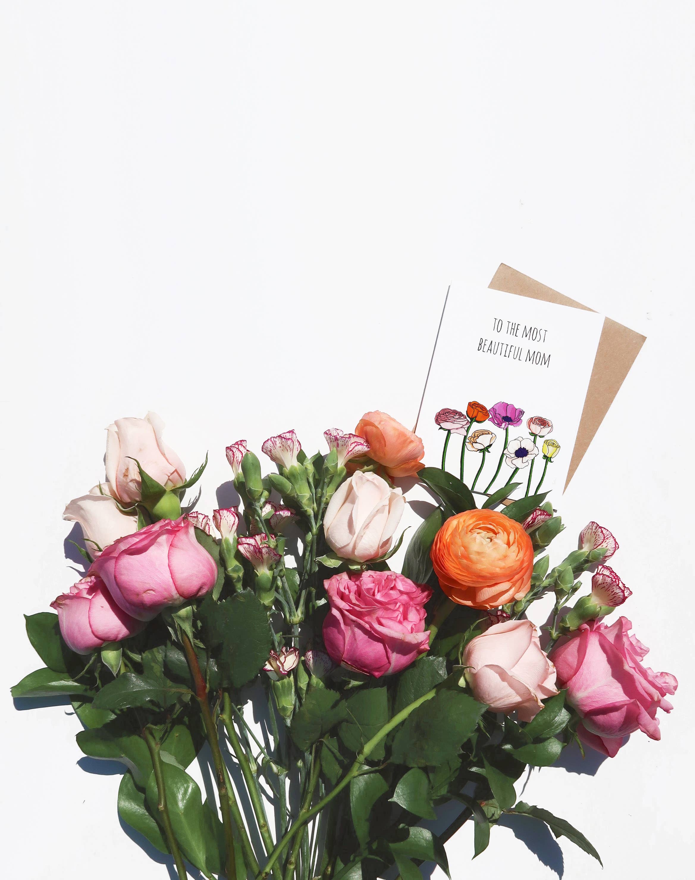 Noted By Copine - Wholesale Mother's Day Card - Beautiful Mom Flower3