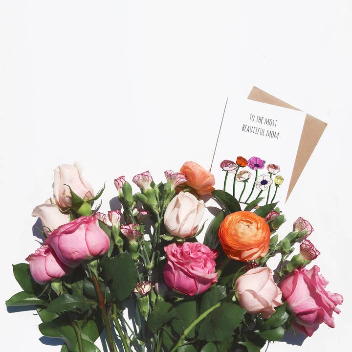 Noted By Copine - Wholesale Mother's Day Card - Beautiful Mom Flower3