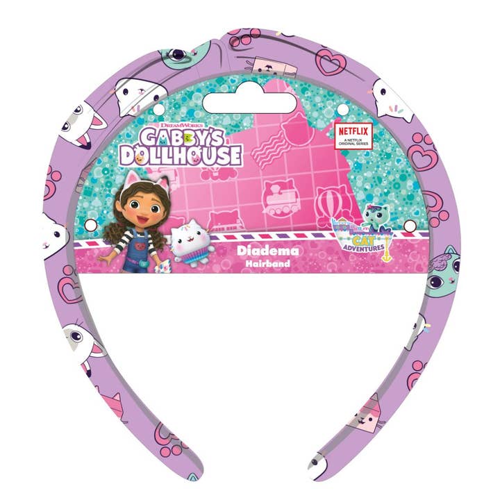 GABBY'S DOLLHOUSE CHILDREN'S HAIRBAND - 2500003456 for wholesale by Mastoys, S.L.