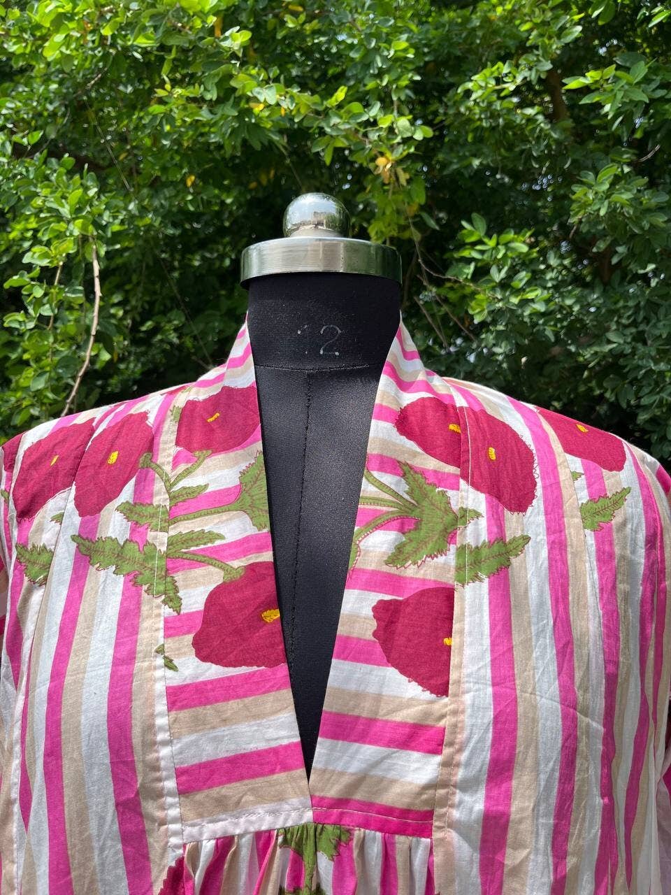 Bhawana Handicrafts - Wholesale Dress - Women's - Indian Cotton Hand Block Printed Floral Boho Summer Dress2