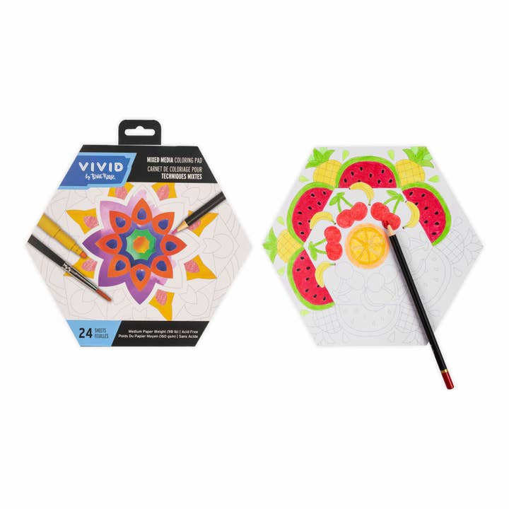 BRVV Mixed Media Paper Pad Mandala for wholesale by Momenta