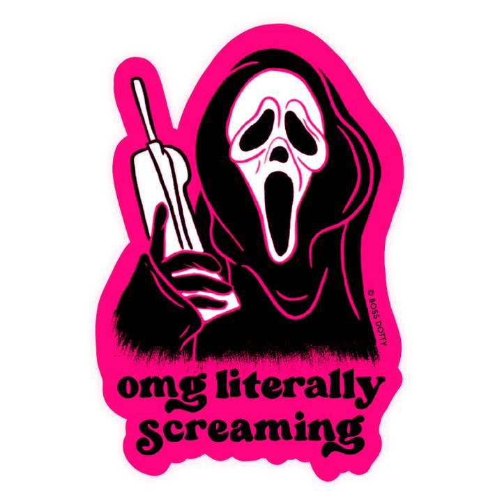 Boss Dotty Paper Co. - Wholesale Sticker - Literally Screaming Sticker