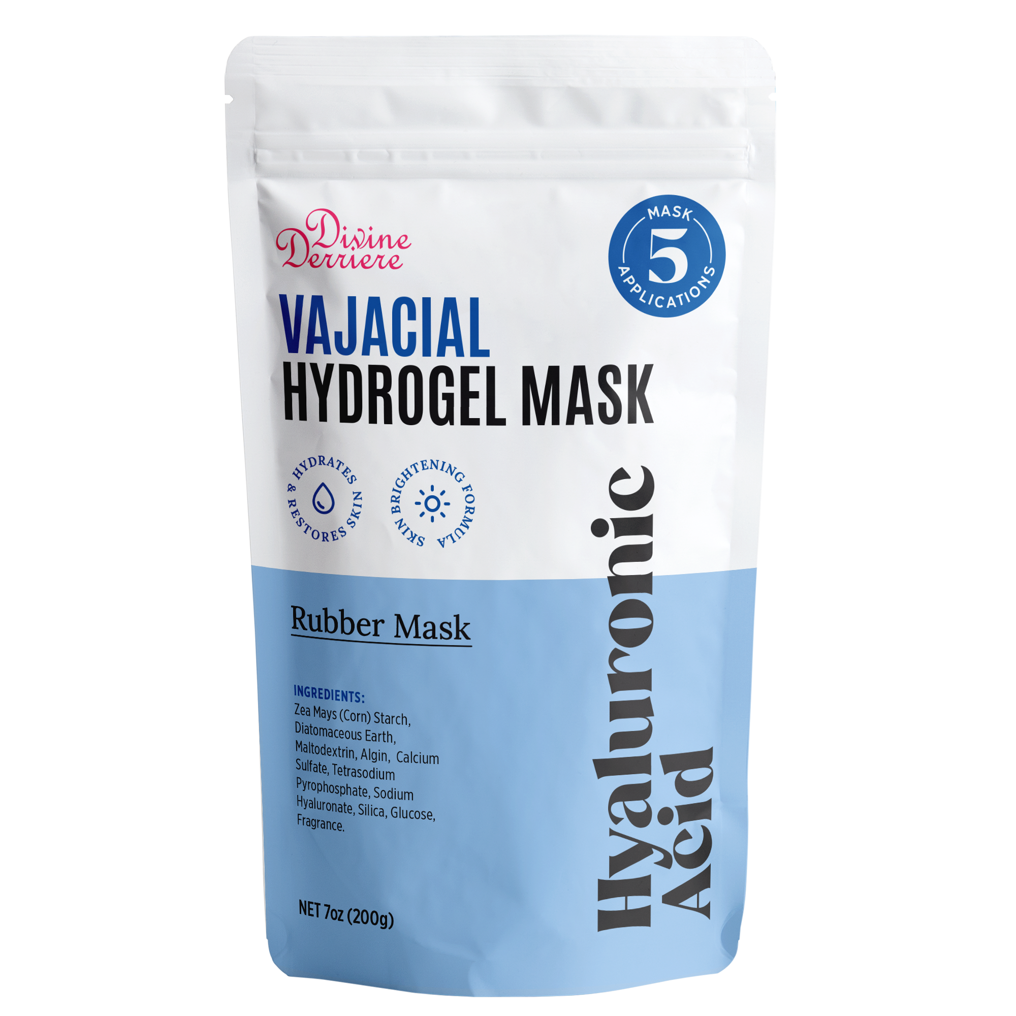 Divine Derriere - Vendita all'ingrosso Maschera viso - Kit hydrogel vajacial - acido ialuronico11