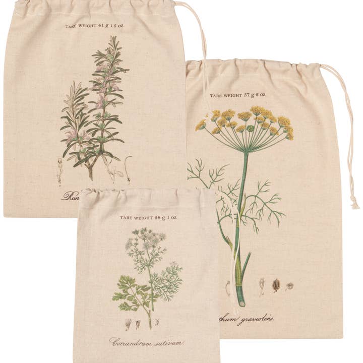 Garden Herbs Reusable Produce Bags Set of 3 and other Purchase Wholesale herb garden. Free Returns & Net 60 Terms on Faire trending on Faire.