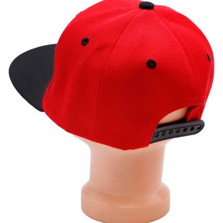 Cap Zone - Wholesale Baseball Cap - Kids - Kids Solid Twill Snap Back Flat Bill Cap27