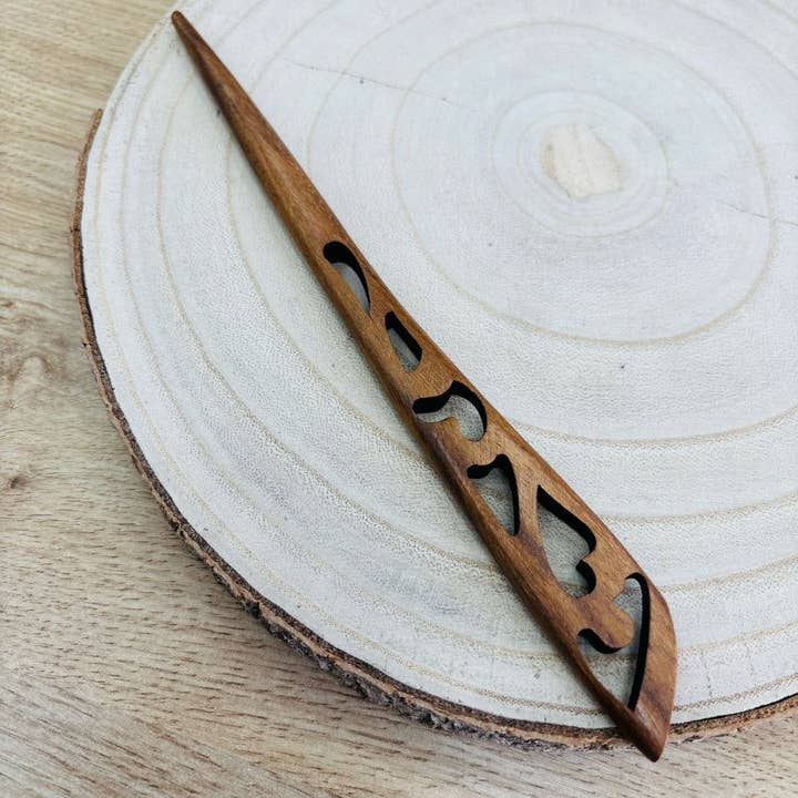 Hecho a mano - Wholesale Hair Pin - Wooden hair sticks5