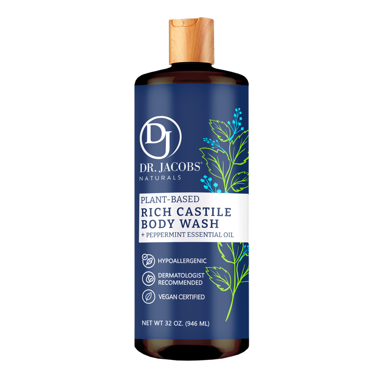 Dr Jacobs Naturals - Wholesale Body Wash/Shower Gel - Rich Castile Body Wash  - 32 oz0