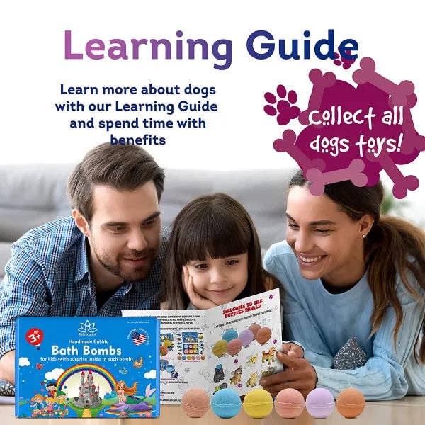Relaxcation – wholesale Bath bomb/fizz – Bath Bombs for Kids with Surprise LITTLE PUPPY Toys Inside3