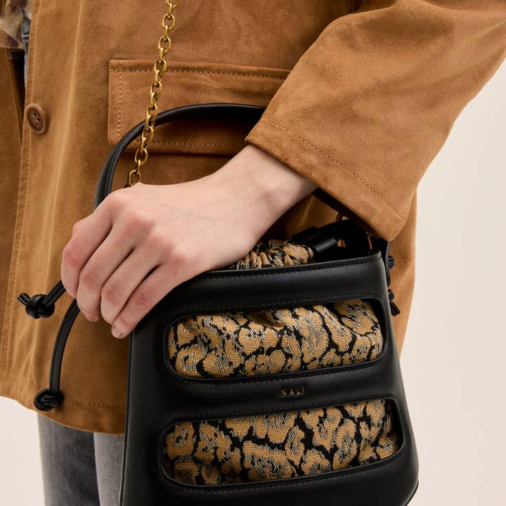 JACQUELIN EMMER TAS ZWART - N64 voor wholesale door NALI'