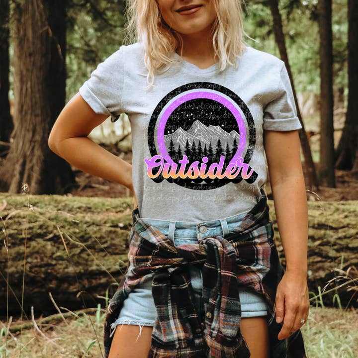 Montaña de neón forastera para venta al por mayor de The Babe Cave Co