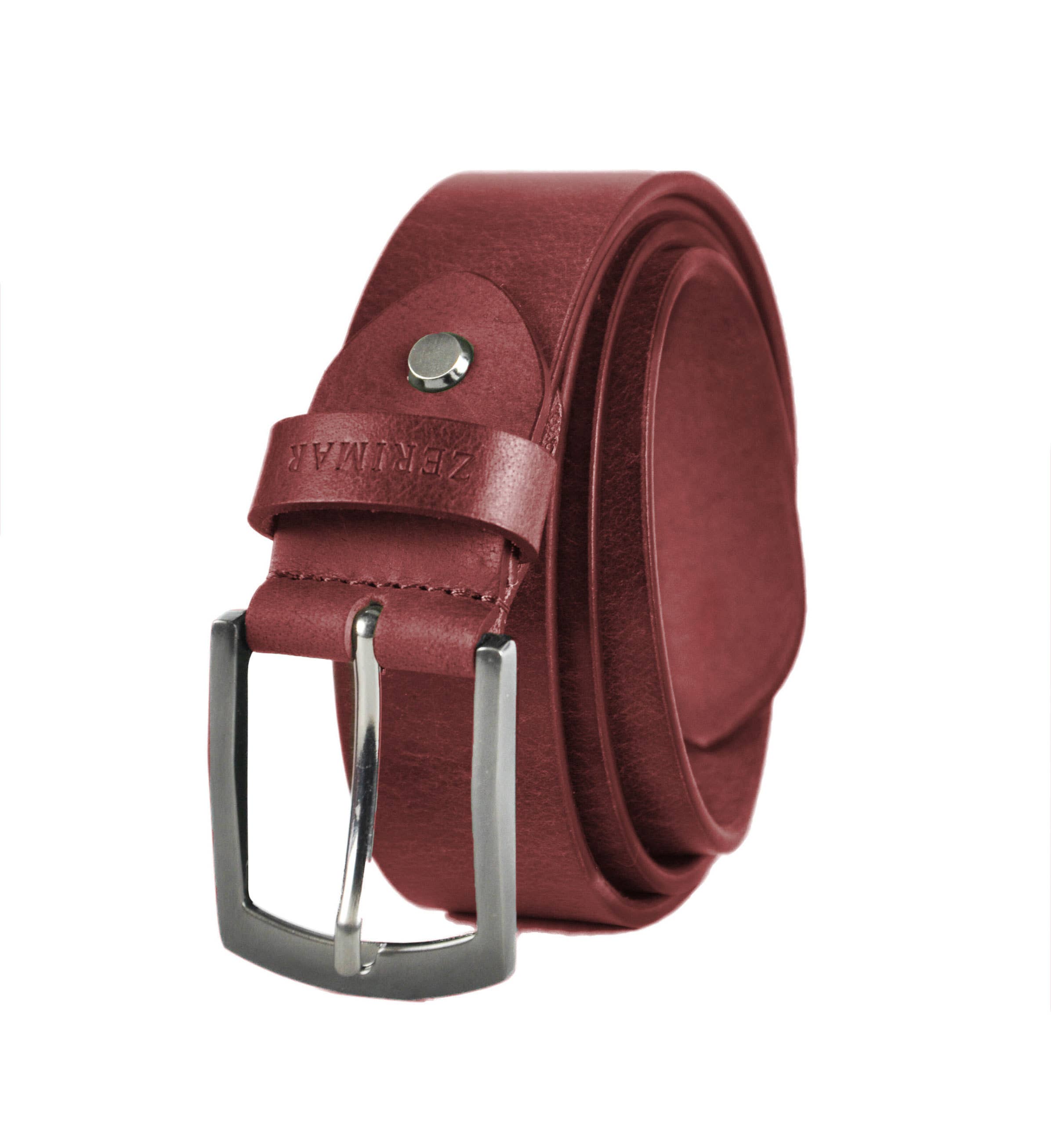 Zerimar 1942 - Wholesale Riem - Heren - Zerimar 1942 Herenriem van rundleren, 34 mm breed1