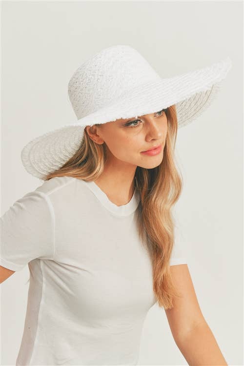 MYS Wholesale Inc - Wholesale Straw Hat - Women's - Solid Summer Floppy Sun Hat31